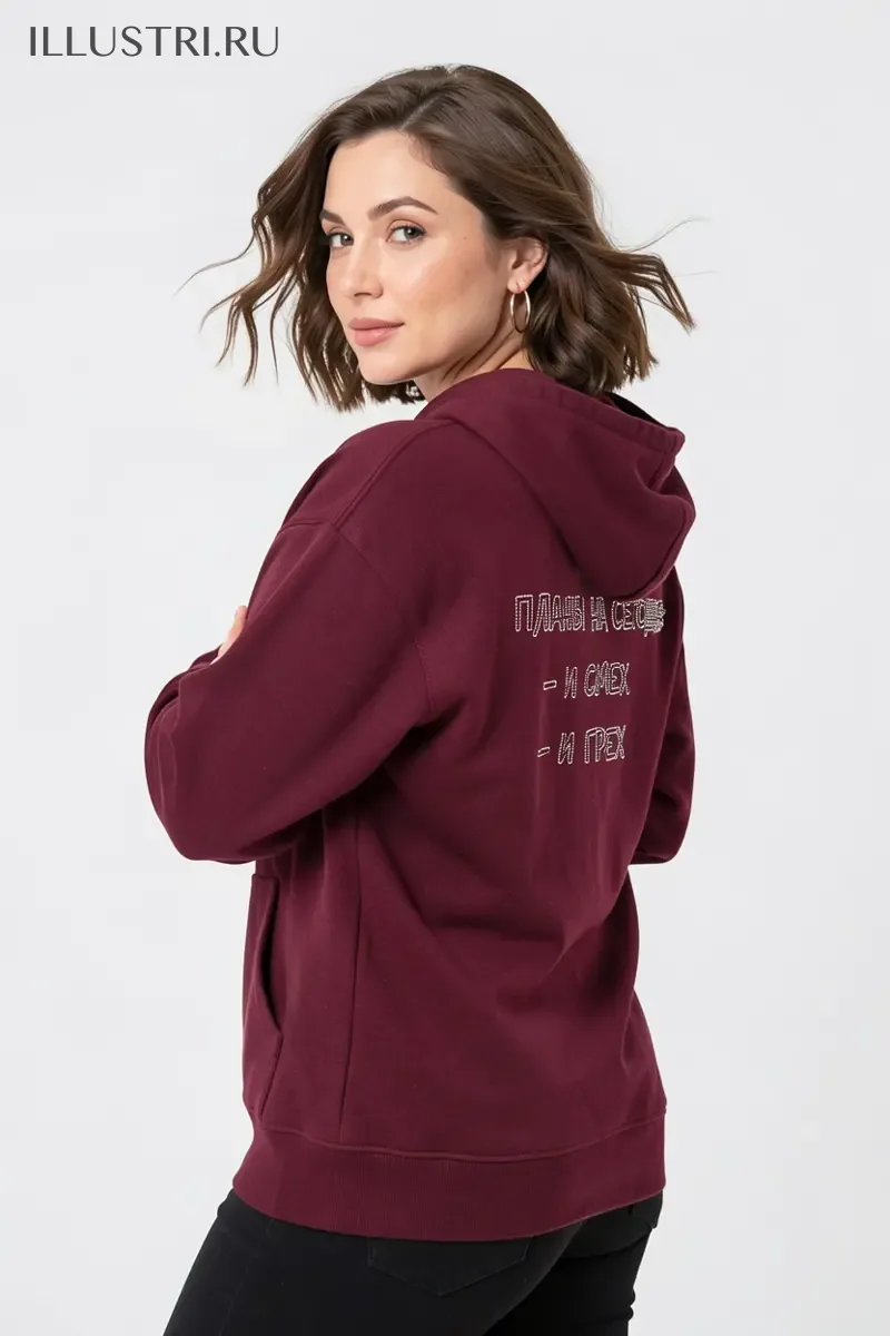 Визуализация Надпись - "Планы на сегодня: и смех и грех"