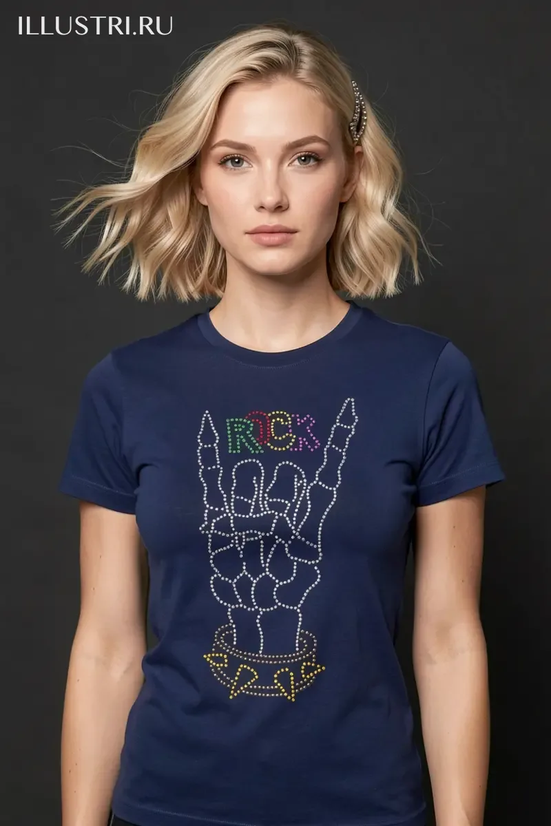 Визуализация Пальцы скелета ROCK