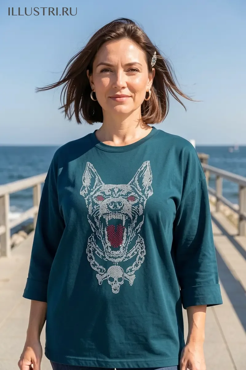 Визуализация Пёс, с налитыми кровью глазами