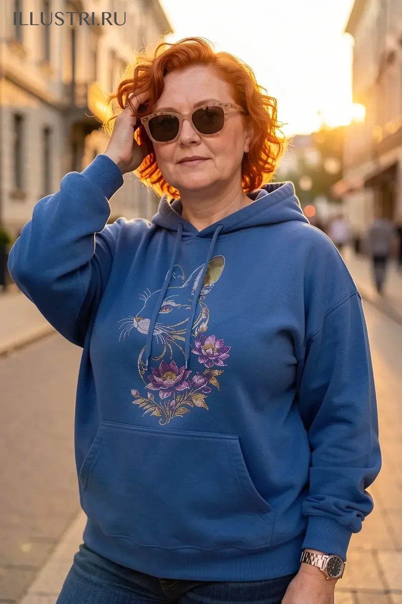 Визуализация Кролик в цветах