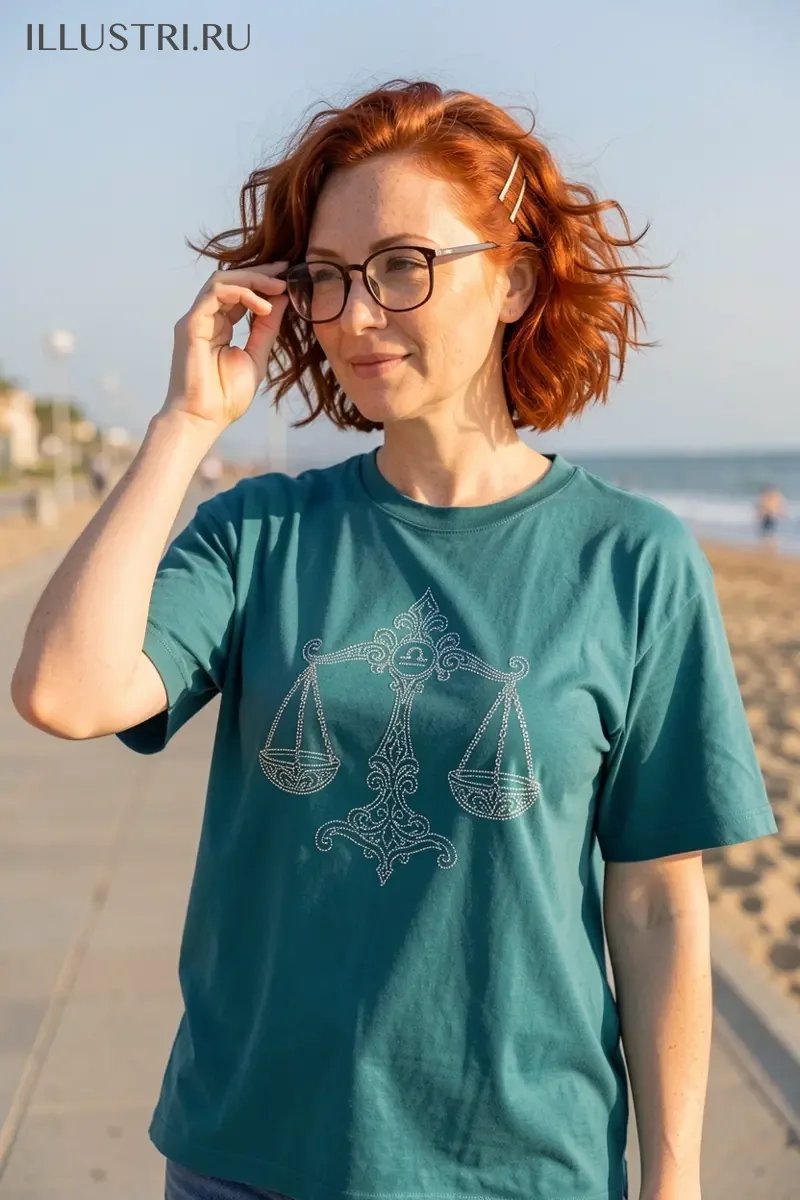 Визуализация Весы знак зодиака