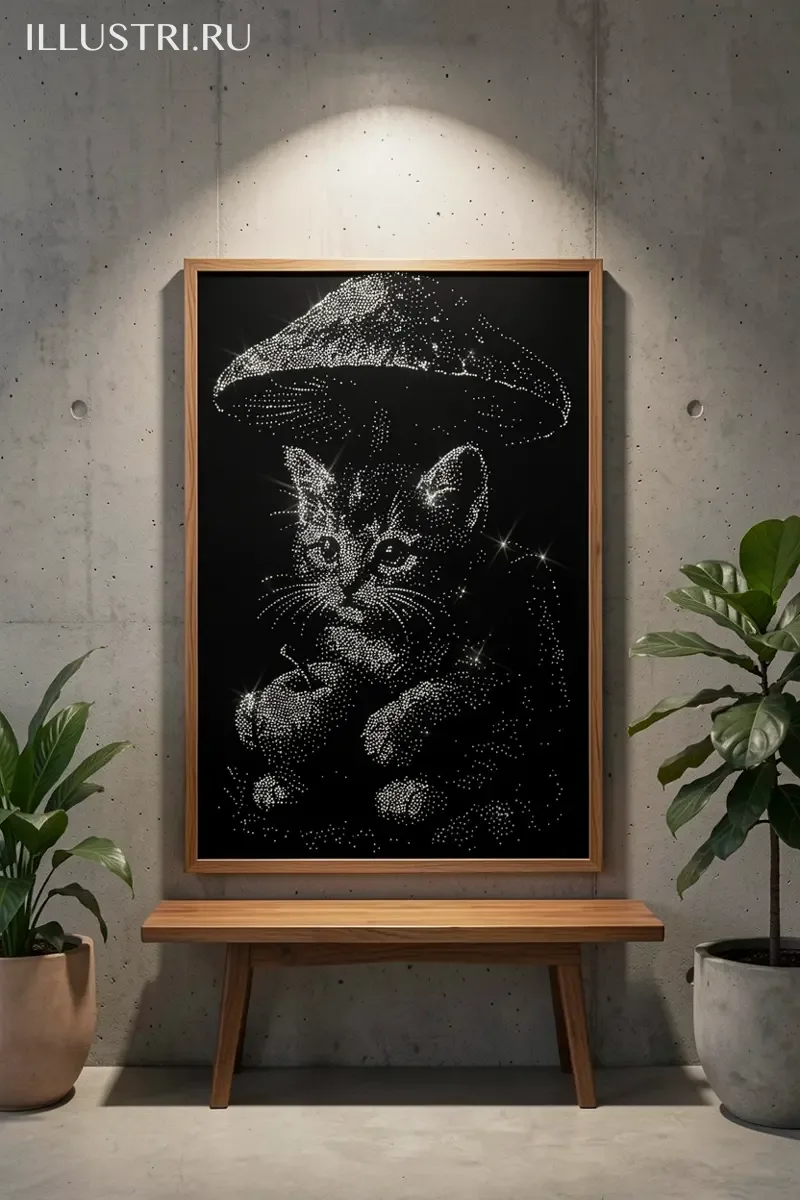 Визуализация Котенок-путешественник