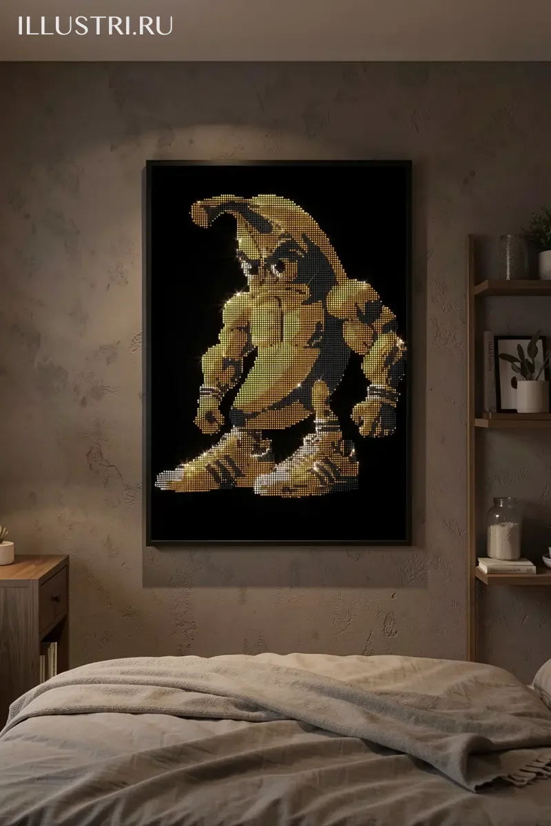 Визуализация Банан качок