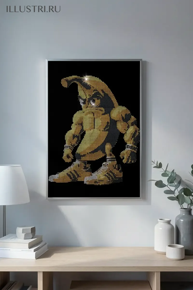 Визуализация Банан качок