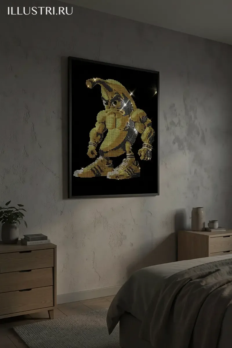 Визуализация Банан качок