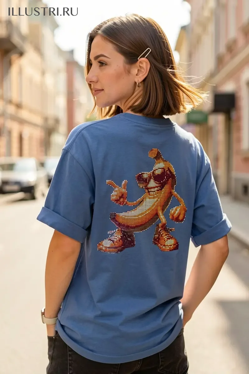 Визуализация Банан в очках