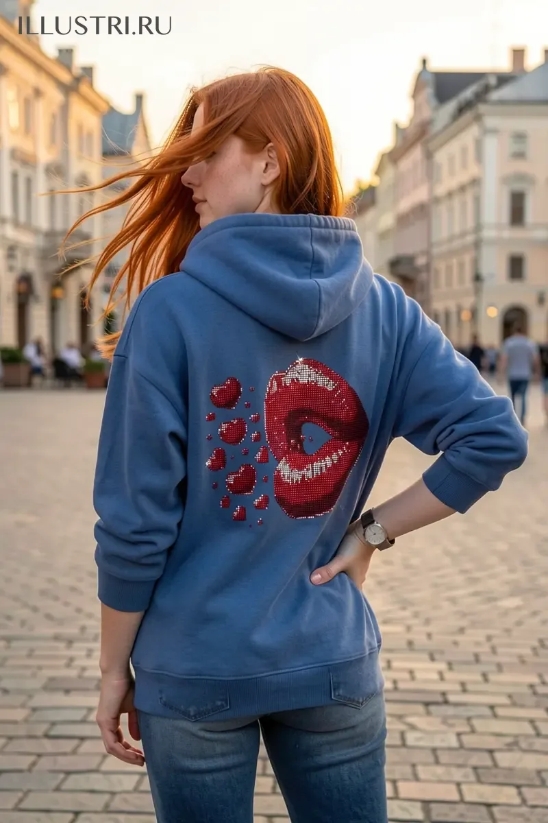 Визуализация Сердечный поцелуй