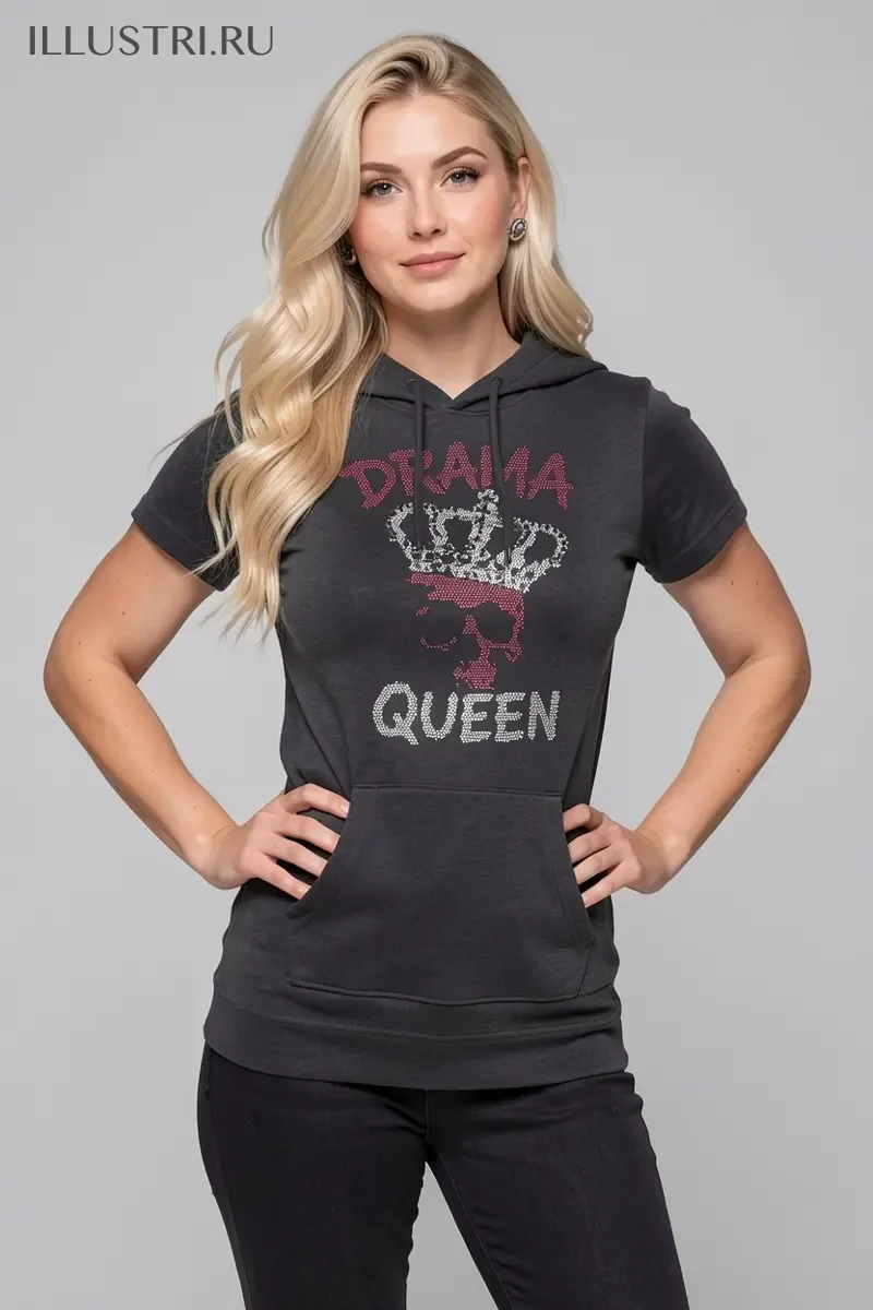 Визуализация Надпись "DRAMA QUEEN"