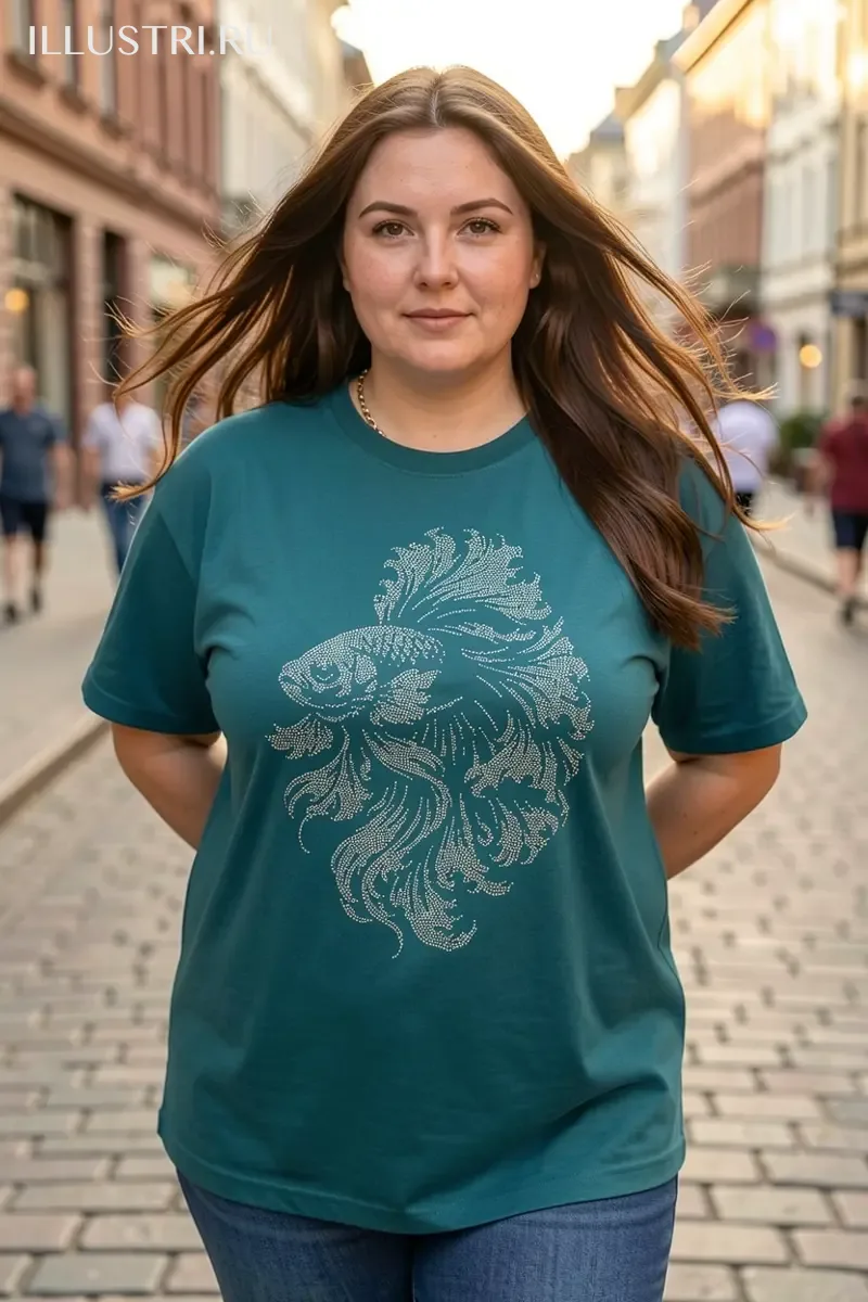 Визуализация Ажурная рыбка