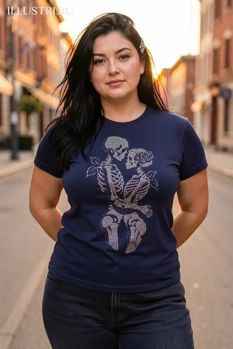 Визуализация Влюбленные скелеты