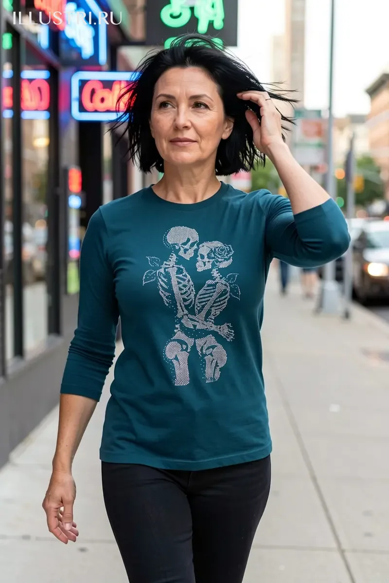 Визуализация Влюбленные скелеты