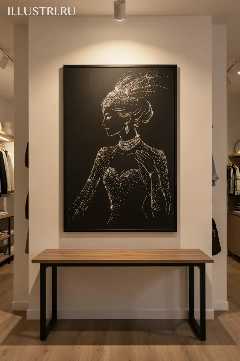 Визуализация Девушка