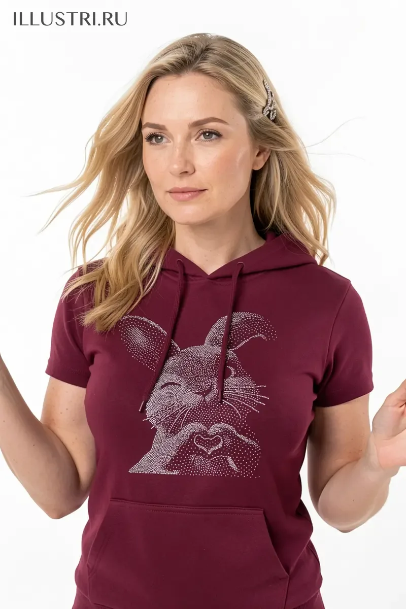 Визуализация Кролик с сердечком