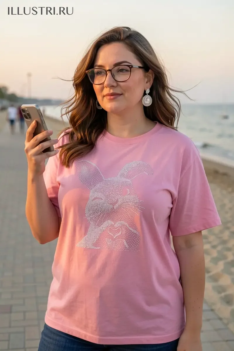 Визуализация Кролик с сердечком