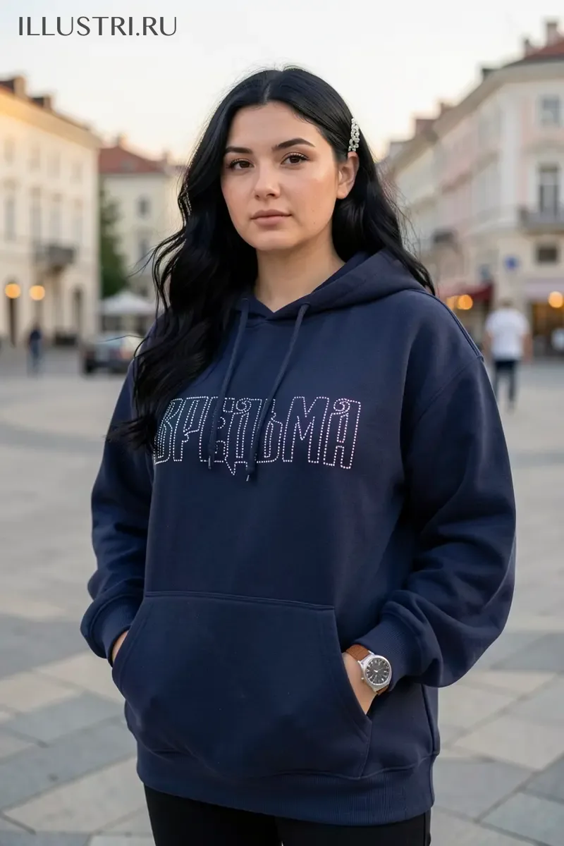 Визуализация Надпись "Вредьма"