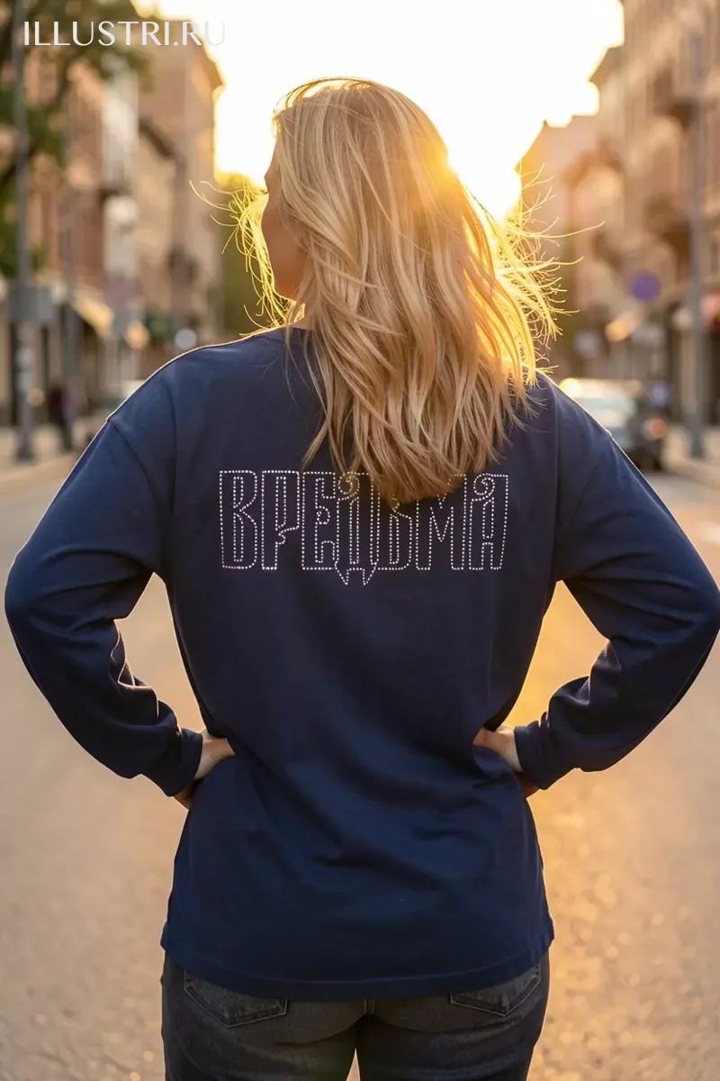 Визуализация Надпись "Вредьма"