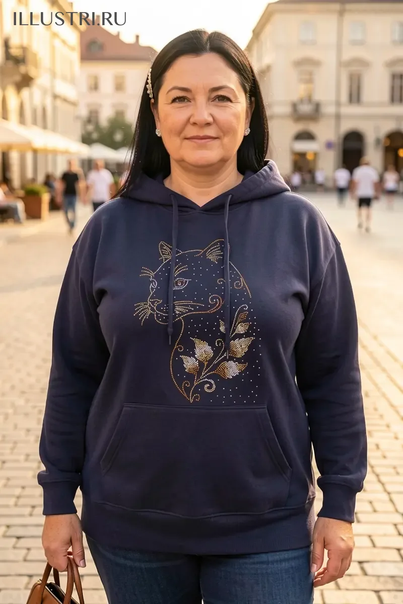 Визуализация Пантера с лепестками