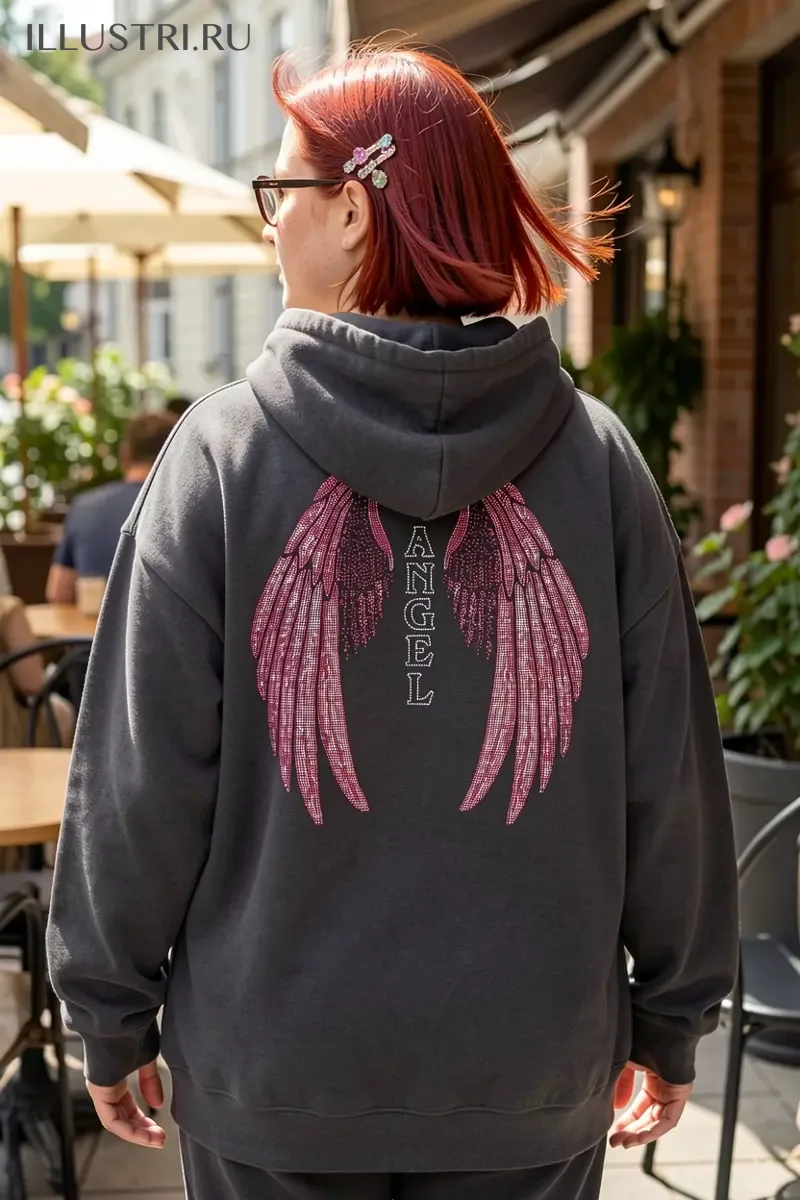 Визуализация Ангел крылья