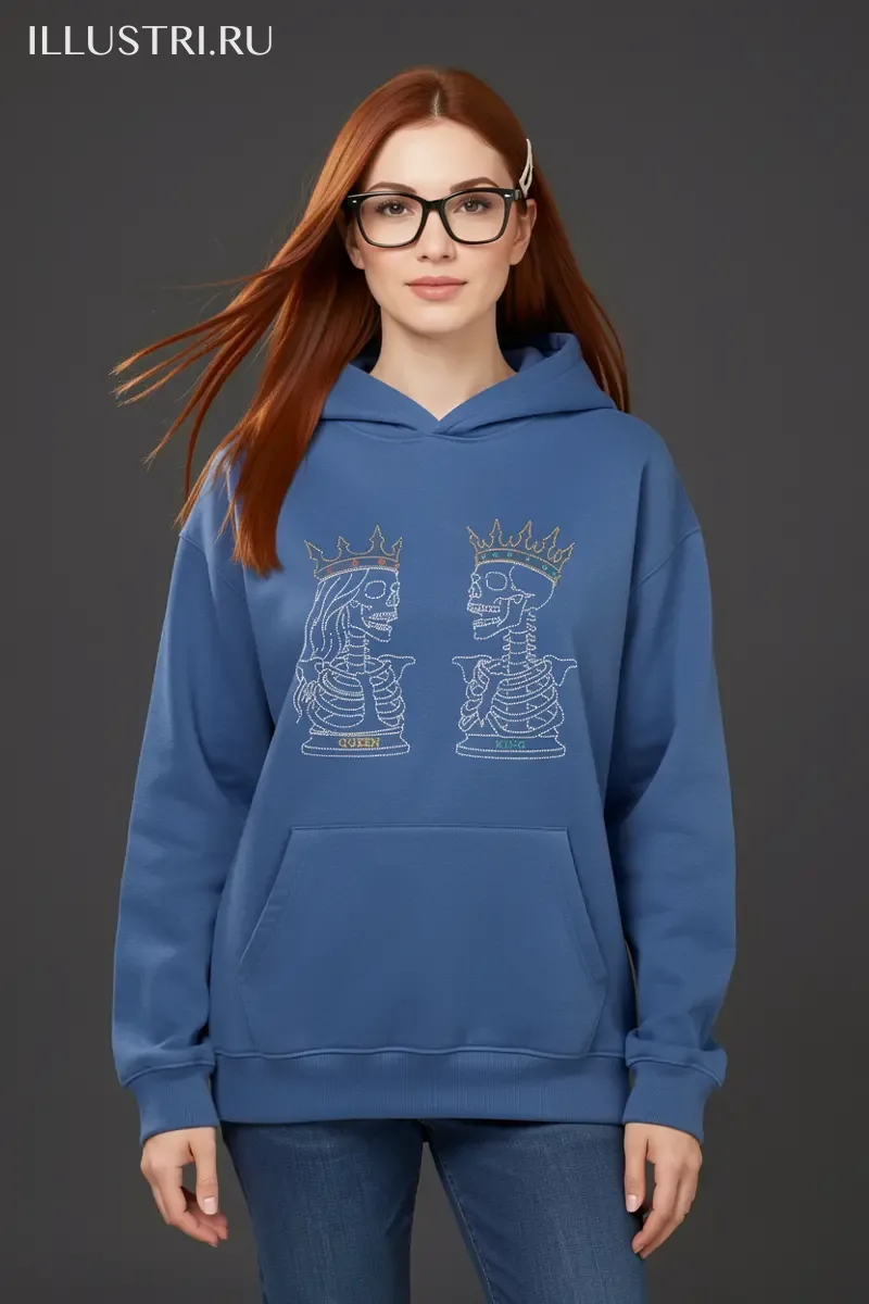 Визуализация Cкелеты QUEEN  & KING