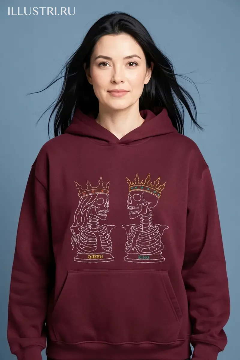 Визуализация Cкелеты QUEEN  & KING