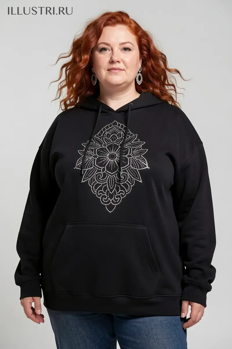 Визуализация Мандала с цветком