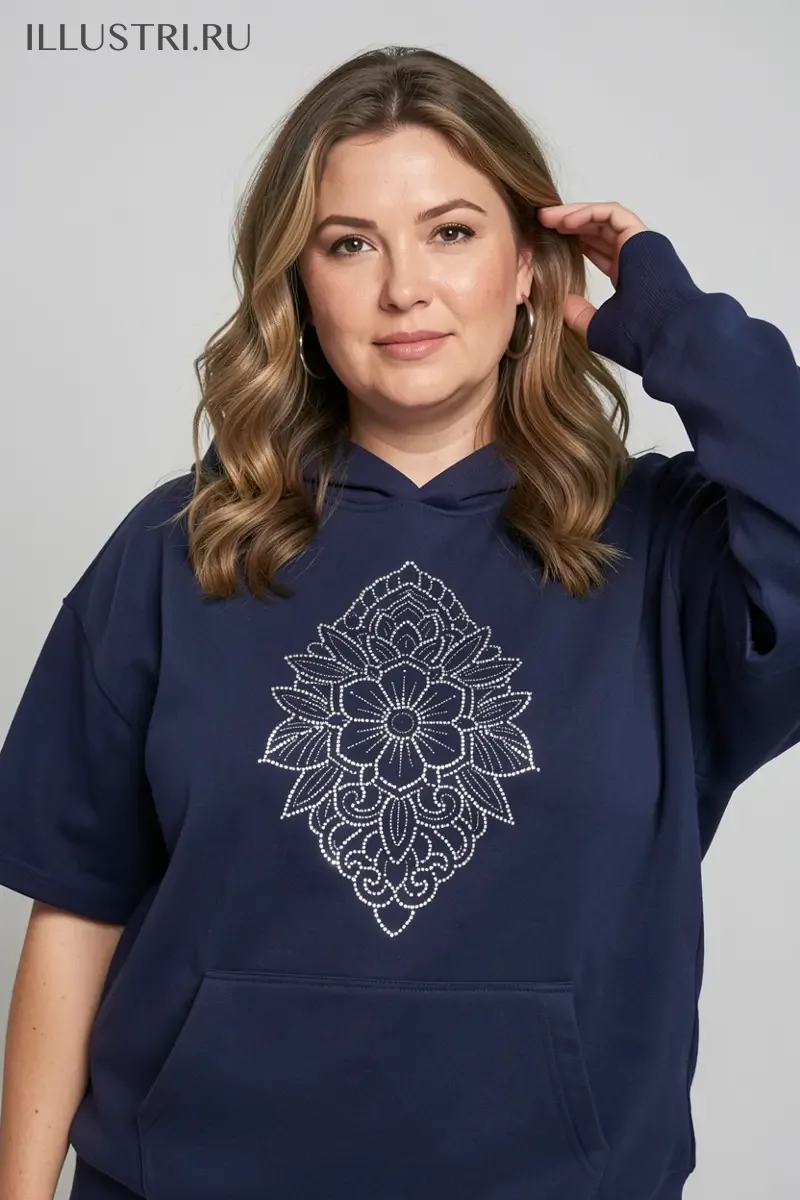 Визуализация Мандала с цветком