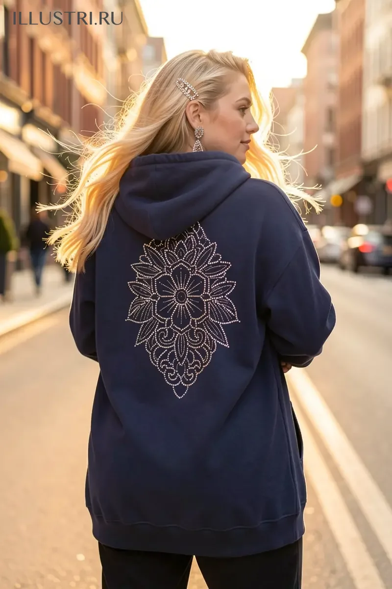 Визуализация Мандала с цветком