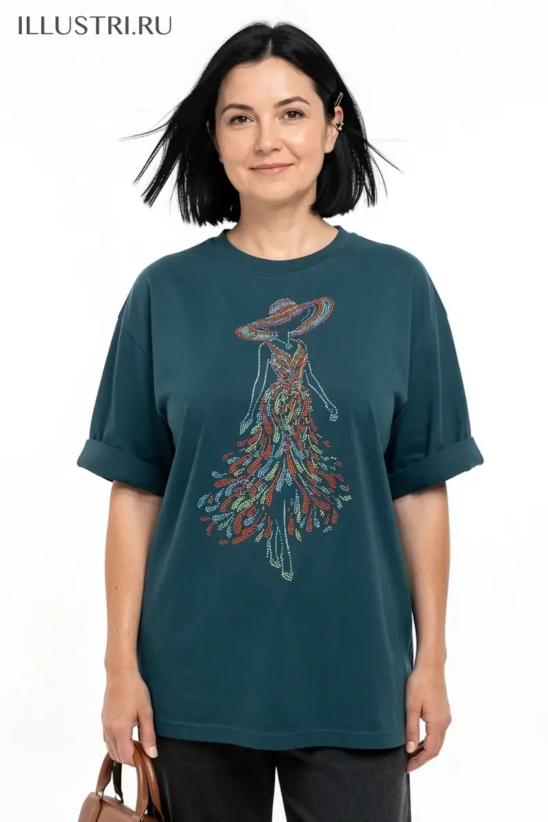 Визуализация Девушка в платье