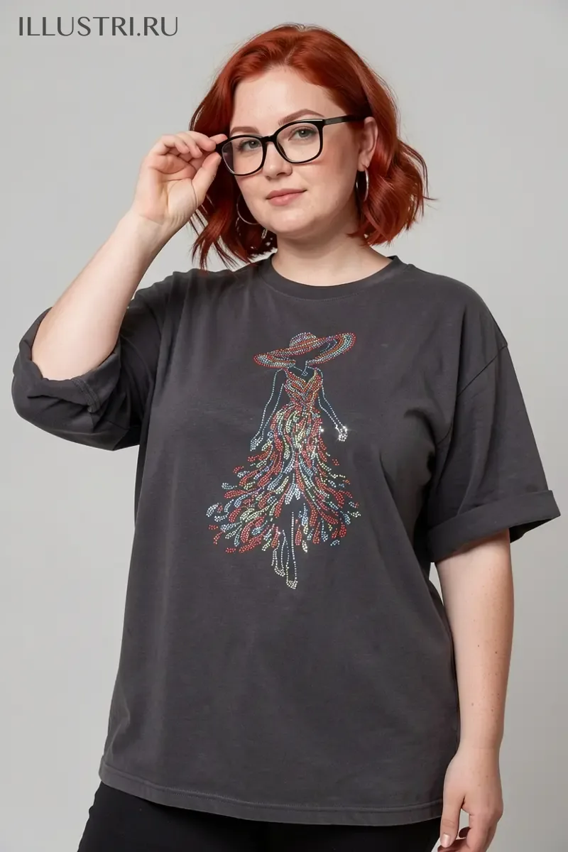 Визуализация Девушка в платье