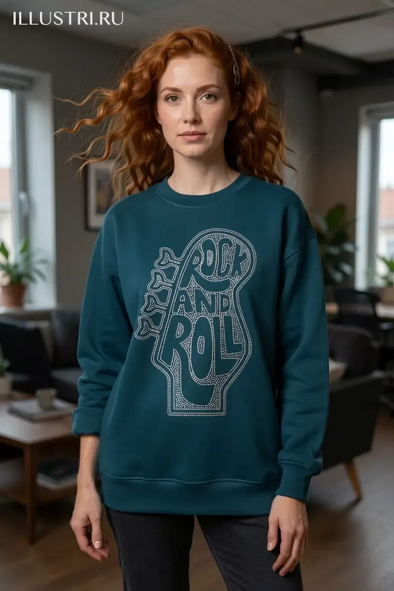 Визуализация ROCK & ROLL  (голова гитары)