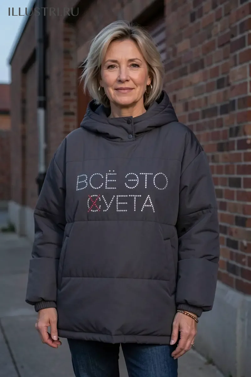 Визуализация Надпись "Все это суета"