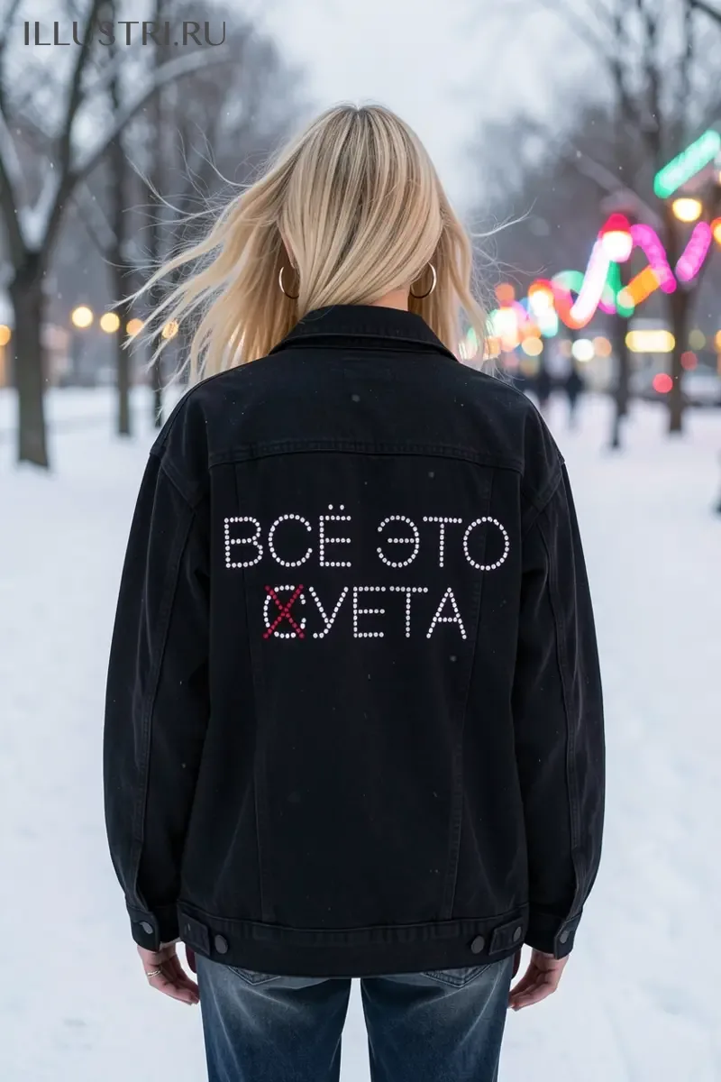 Визуализация Надпись "Все это суета"