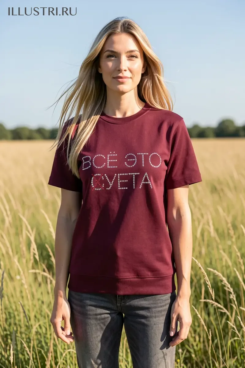 Визуализация Надпись "Все это суета"