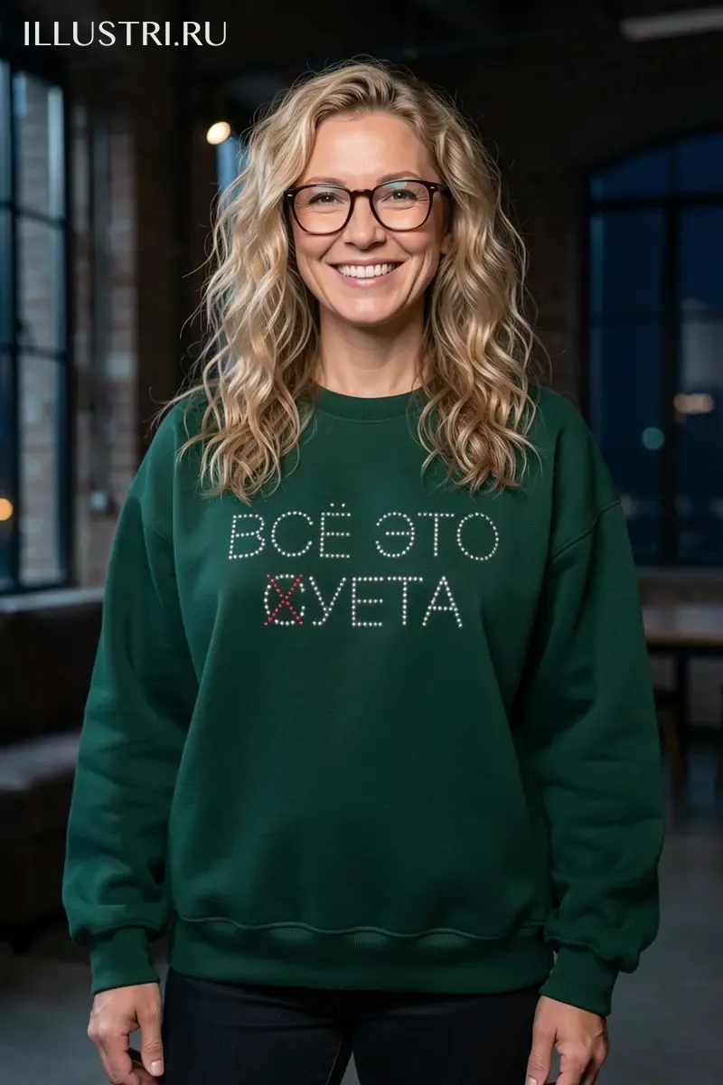 Визуализация Надпись "Все это суета"