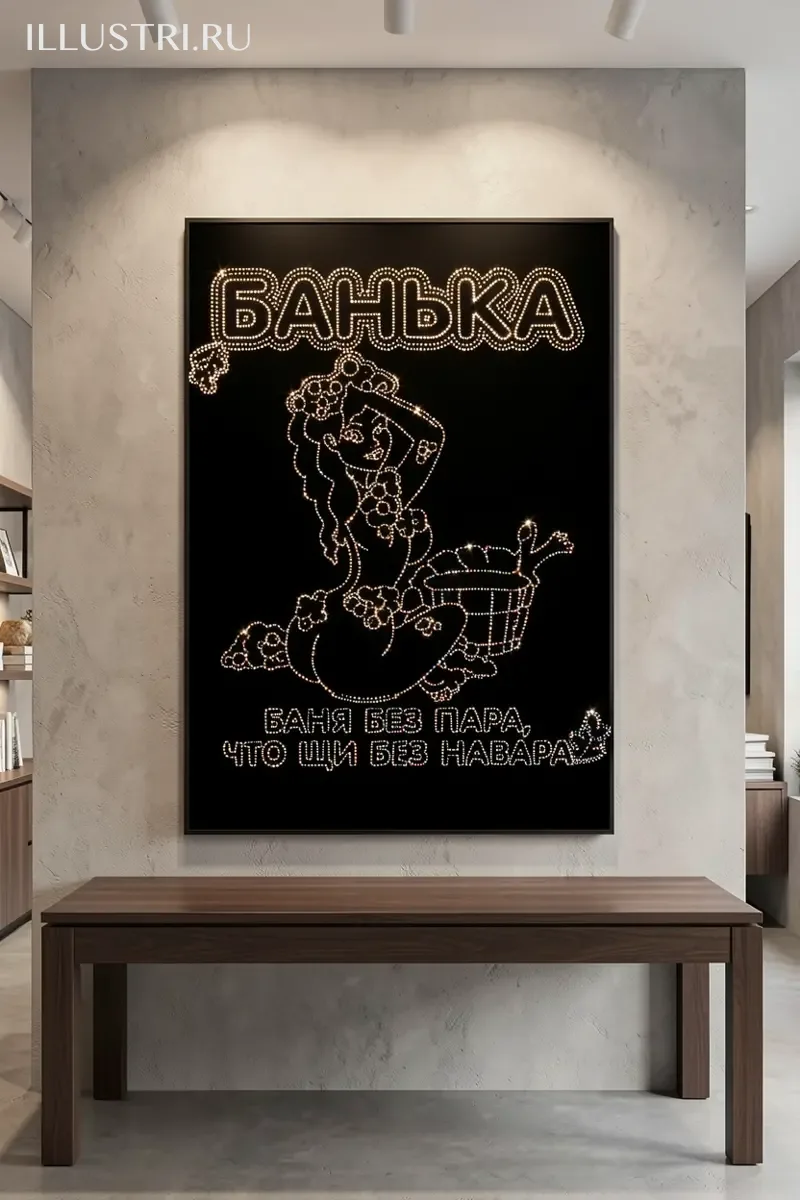 Визуализация банька без пара, что щи без навара