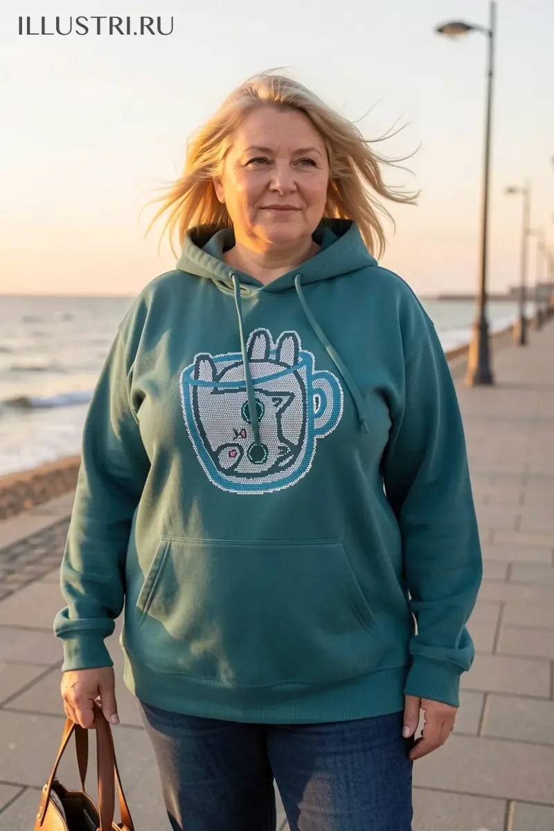 Визуализация Котик в кружке