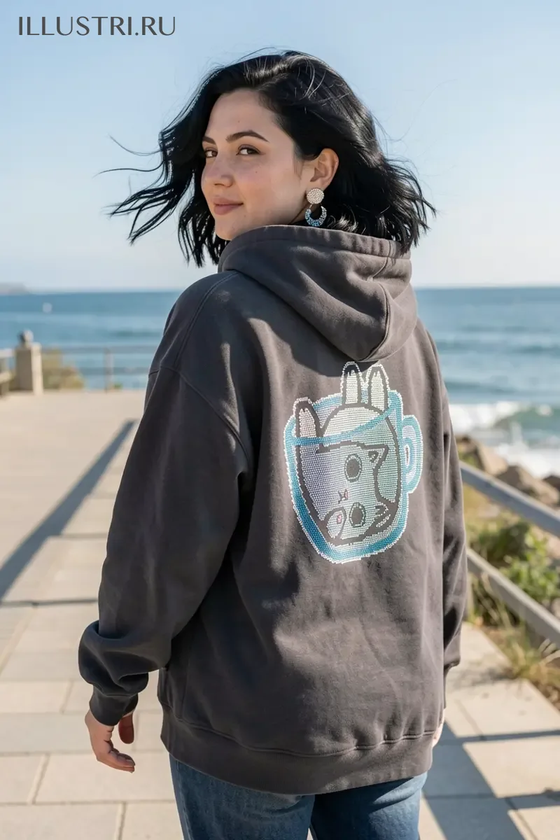 Визуализация Котик в кружке