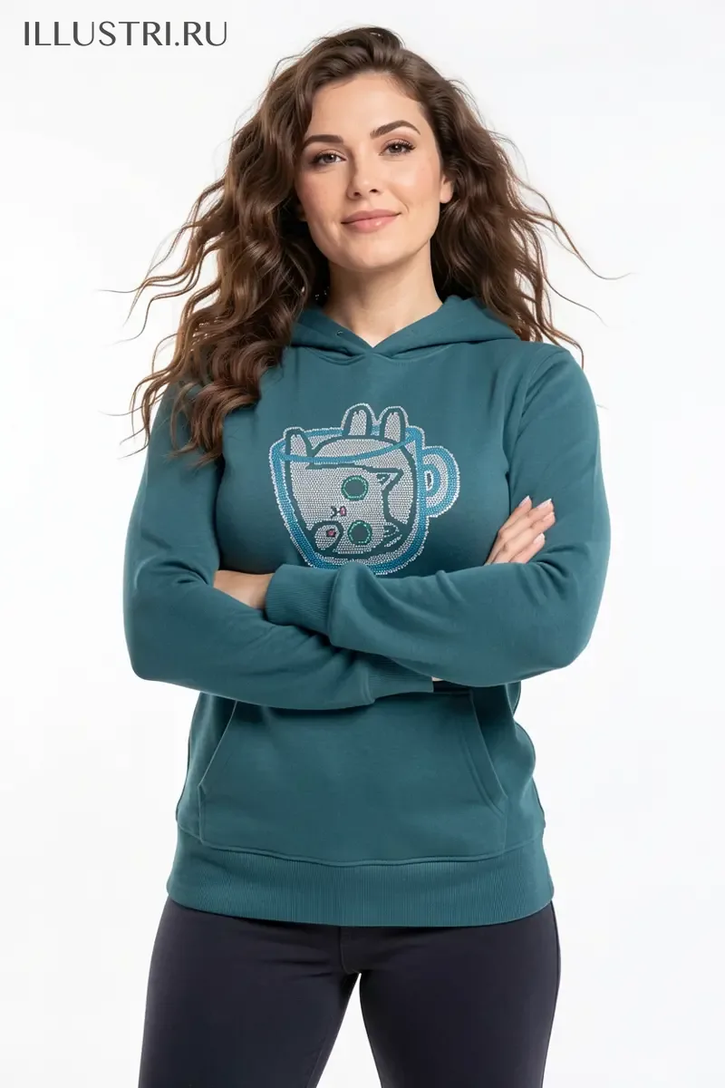 Визуализация Котик в кружке