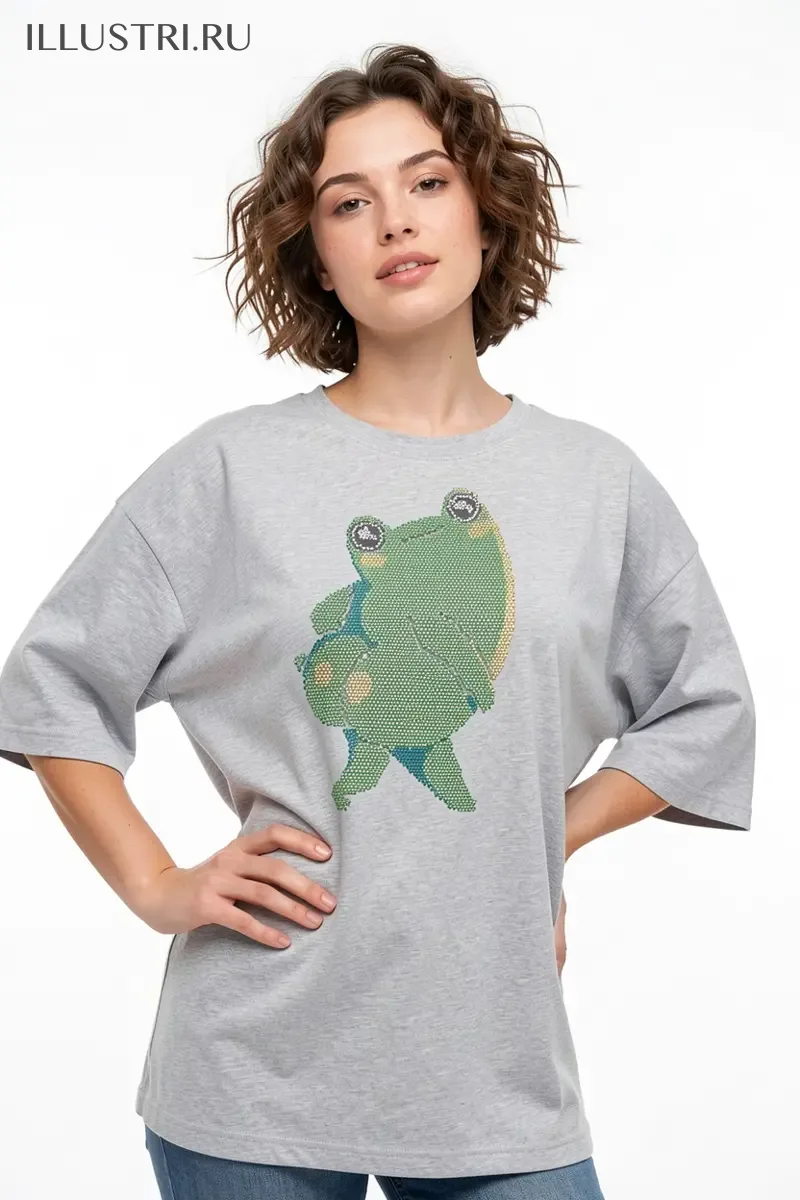 Визуализация Лягушка с попкой