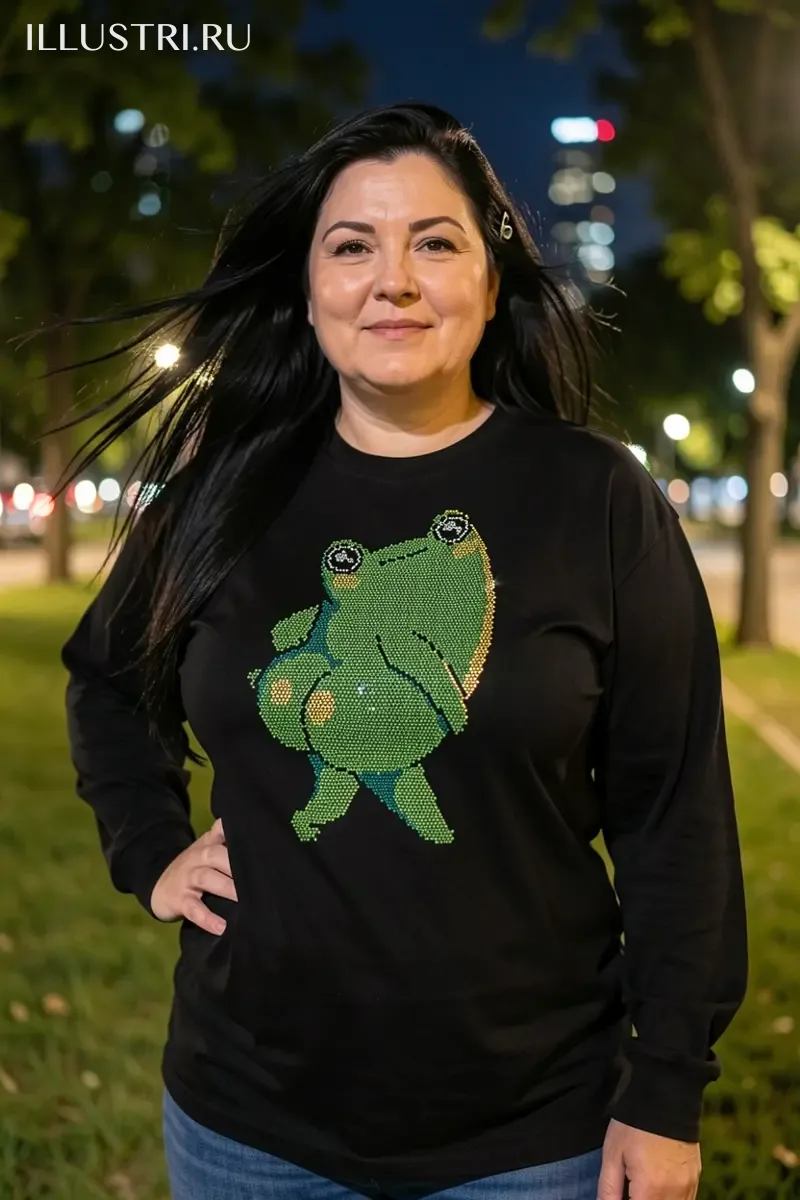 Визуализация Лягушка с попкой