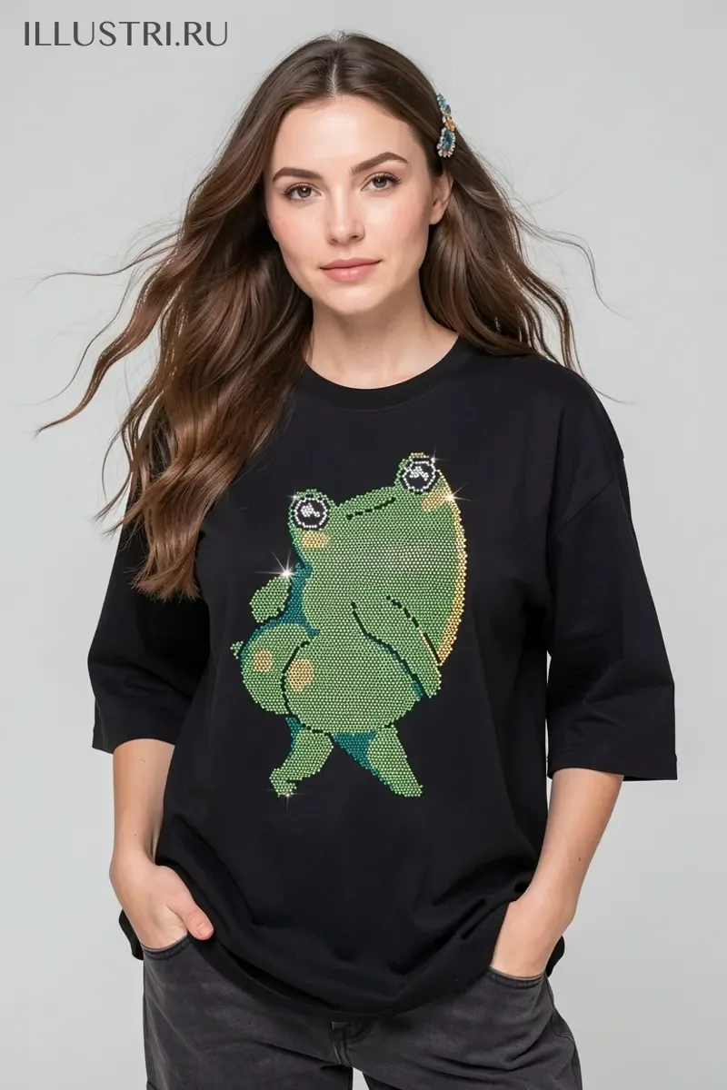 Визуализация Лягушка с попкой