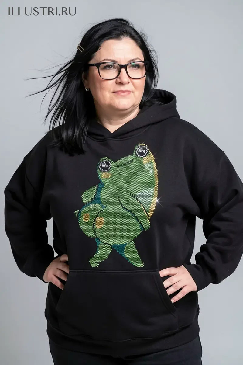 Визуализация Лягушка с попкой