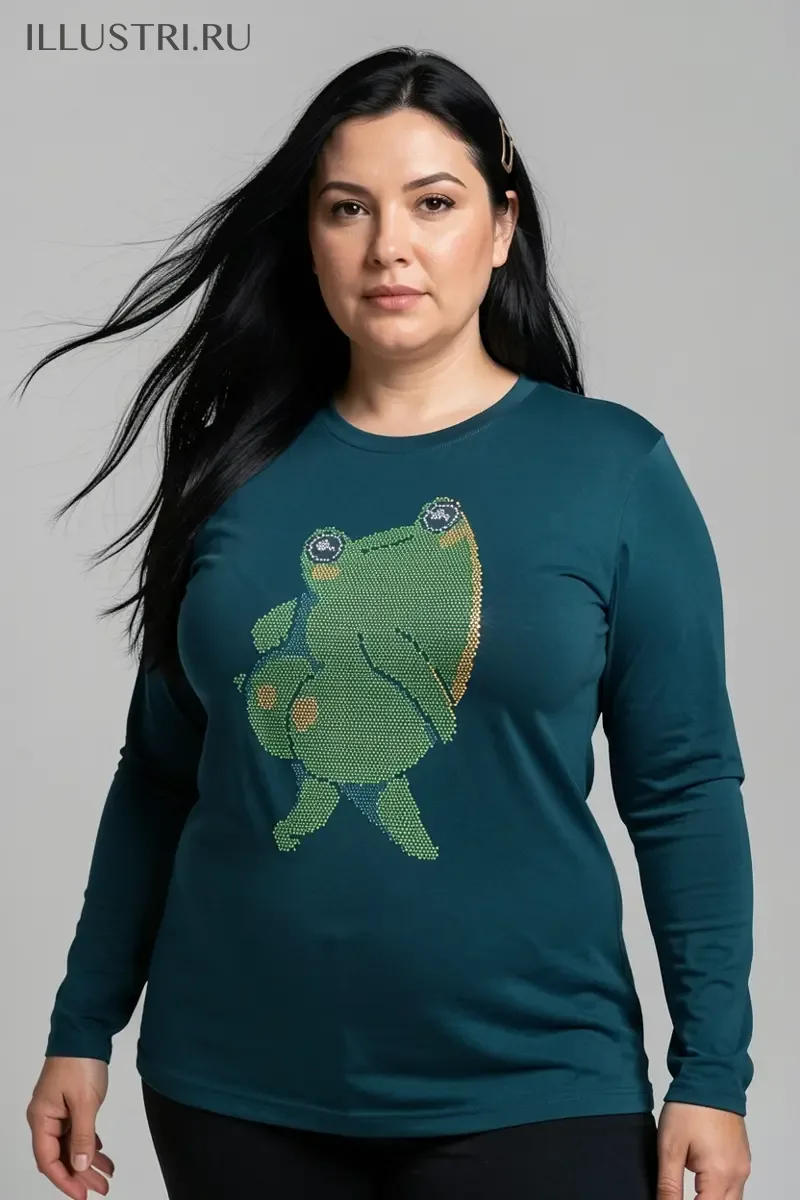 Визуализация Лягушка с попкой