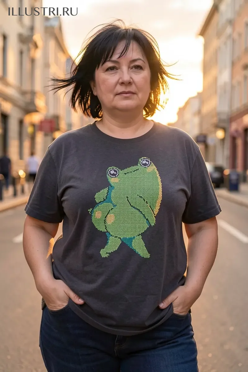 Визуализация Лягушка с попкой